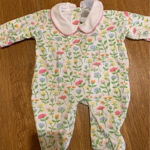 Bella Bliss 3 month floral footie